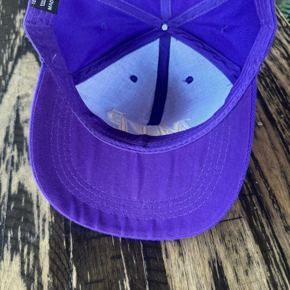 💫 Custom – Purple & Yellow “MVP” Hat 💜💛